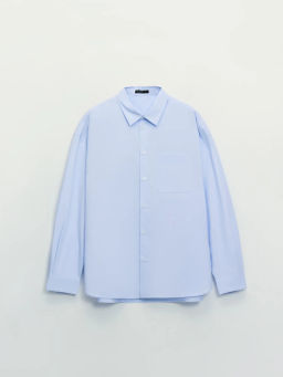 Рубашка oversize из 100% хлопка / Zarina  фото 8