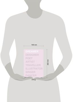 Ежедневник Dreamer (розовый). А5, твердый переплет, блинтовое тиснение, 224 стр.