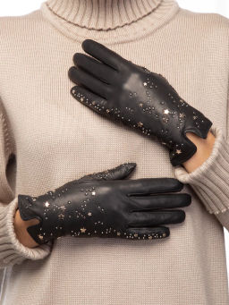 Перчатки женские ш+каш. IS01441 black - Eleganzza фото 12
