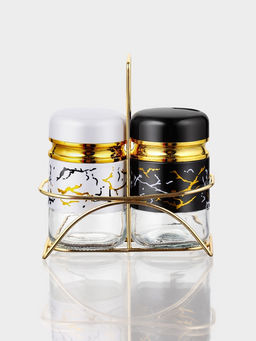 Набор для специй "S&P.Marble", 2 шт, на подставке