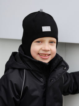 Шапка-шлем демисезонная, черный - Inzibe фото 2