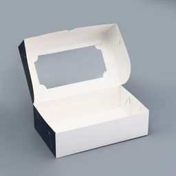 Цена за 5 шт. Коробка подарочная складная с окном, Настоящему мужчине, 25?15?7 см