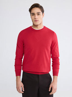 Bisiklet Yaka Erkek Triko Kazak