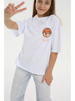 Футболка Пончик белый Девочка - София фото 8