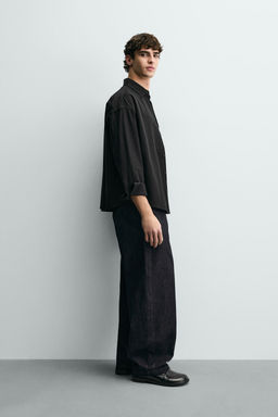 Рубашка Fluida Relaxed Fit черная