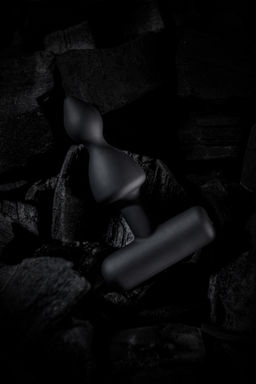 Анальная вибровтулка Erotist Arrow, черный, силикон, 8,5 см