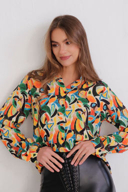 11188 Рубашка с ярким принтом - Martichelli фото 11