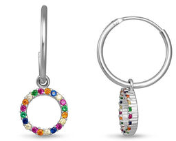 Серьги, куб.циркон., SL-FCN5