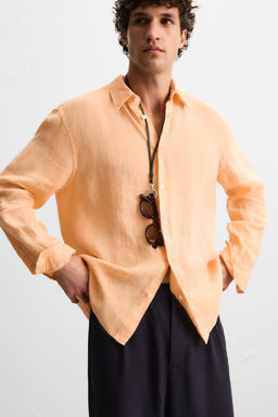 100% LINEN SHIRT - Zara фото 6