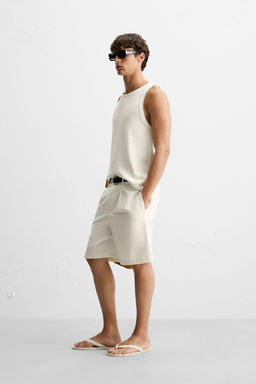 TEXTURED KNIT TANK TOP - Zara фото 4