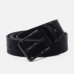 Ремень мужской Великан, ширина 4 см, винт, пряжка металл, цвет чёрный