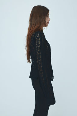 Blusa de encaje con peplum - H&m фото 5