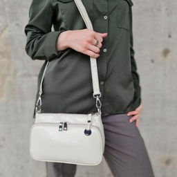 Женская кожаная сумка через плечо 0080-14 - Cidirro фото 4