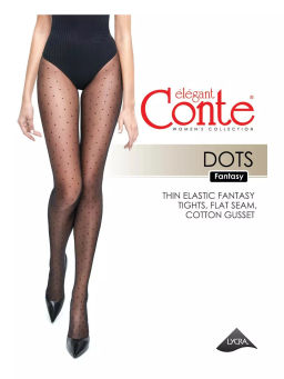 Колготки женские Conte Fantasy DOTS (48/12) - bronz - Conte elegant фото 9