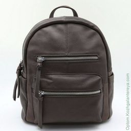 Женский кожаный рюкзак Sergio Valentini СА 2705/В коричневый - Cidirro фото 2