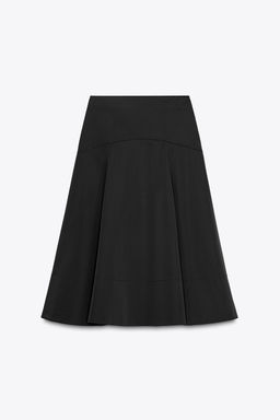ZW COLLECTION FLARED BELT SKIRT - Zara фото 14