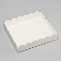 Цена за 5 шт. Коробка для печенья, кондитерская упаковка, Белая, 20×20×4 см