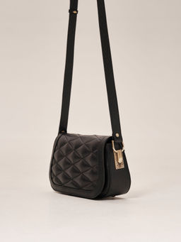 Сумка кожаная на плечо Deboro 30791 черный флот