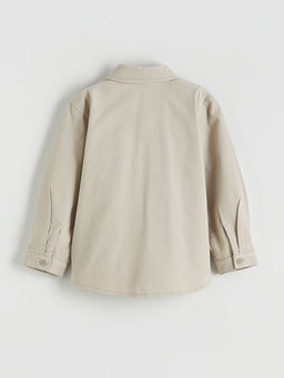 Tek Cepli Uzun Kollu Erkek ?ocuk G?mlek