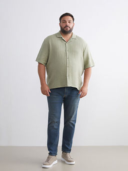 730 Havu? Kal?p B?y?k Beden Erkek Jean Pantolon