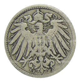 10 пфеннигов 1896 года F Германия
