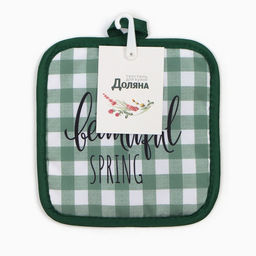 Прихватка Доляна Spring 17х17 см, 100% п/э  фото 5