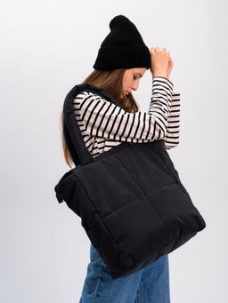 Сумка-шоппер "Зима" черный