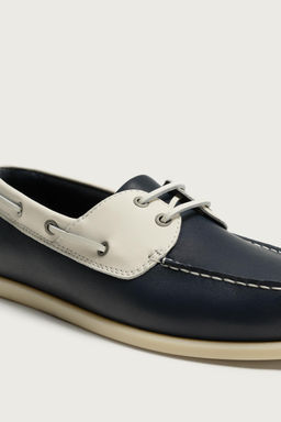 ZAPATO N?UTICO PIEL / Azul - Zara фото 6