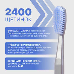 PresiDENT Щетка зубная жесткая White 8 мил /на блистере