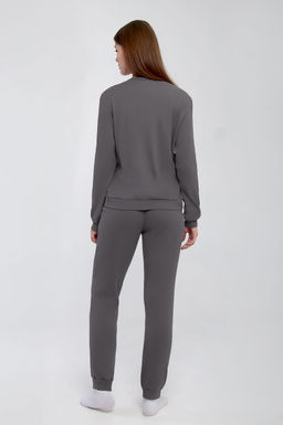 Арт. 10806/8 Пижама с брюками 42-50 (5 шт) Цвет:верх-темно-серый,низ-темно-серый