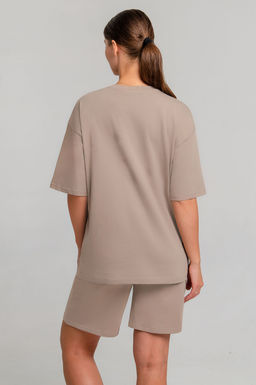 Арт. 51301 Костюм женский с шортами 42-50 (5 шт) Цвет:верх-хаки, низ-хаки