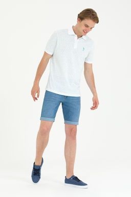 U. S. Polo Assn Мужская мятная футболка-поло - U.s. polo assn фото 2