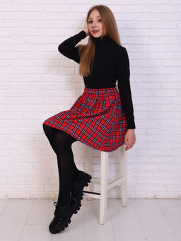 Юбка "Крис" красная клетка