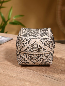 Корзинка плетёная «Бонтанг», 12×12×10 см, бамбук, светлая