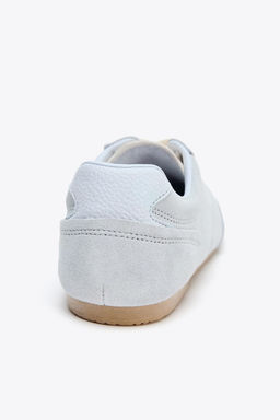 CONTRAST LEATHER TRAINERS - Zara фото 17