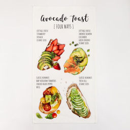 Полотенце Этель Авокадо 40х73 см, 100% хлопок, саржа 190 гр/м2  фото 2