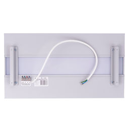 ULO-K16B 2x16W/4000K/L50 5W/RGB IP44 LIGHT GREY Светильник линейный светодиодный подвесной с фоновой подсветкой. Белый свет (4000К). Алюминий. Цвет светло-серый. TM Uniel