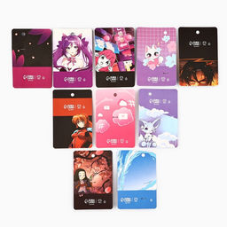 Цена за 20 шт. Значки деревянные Аниме в шоубоксе, 20 шт.