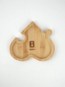 Менажница 4 в 1 «Сердце», бамбук