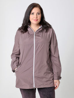 24146 Ветровка серо-коричневый - Dizzyway фото 2