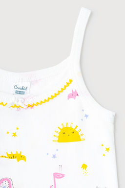 Crockid _ К 1082/солнышко и друзья на сахаре майка для дев  фото 2