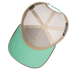 Бейсболка COASTAL арт. HFT Board To Death (коричневый / белый) фото 2