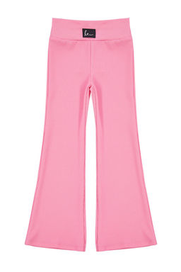 Lacivert K?z Cocuk Genis Paca/Flare Basic Orme Tayt TKDSS24TA00007 - Trendyolmilla фото 10