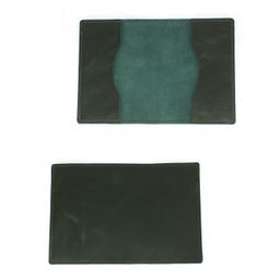 Обложка для паспорта Croco-П-1100 натуральная кожа зеленый тем пулл-ап (205) 246666