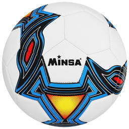 Мяч футбольный MINSA, TPU, машинная сшивка, 32 панели, р. 5  фото 5