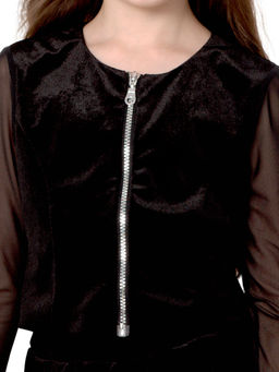 Жакет для девочки О87189 - Карамелли фото 4