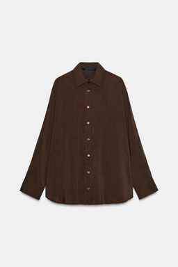 OVERSIZE FLOWING SHIRT - Zara фото 12