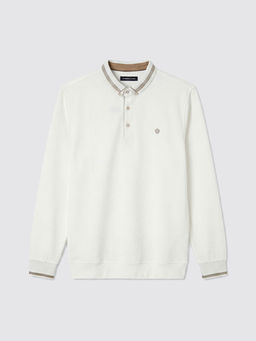 Polo Yaka Erkek Sweatshirt
