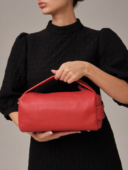 Кожаная сумка Solea DBR 31365 красный