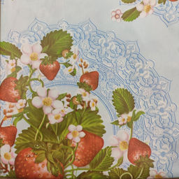 Скатерть ПВХ, обработанная бейкой 130(140)х110см